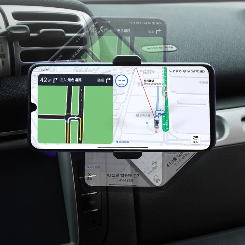 for Smart Fortwo Forfour 451 Car Charger Magnetic Phone Holder Automatic Sensor Phone Holder 15W Fast Wireless Phone Support