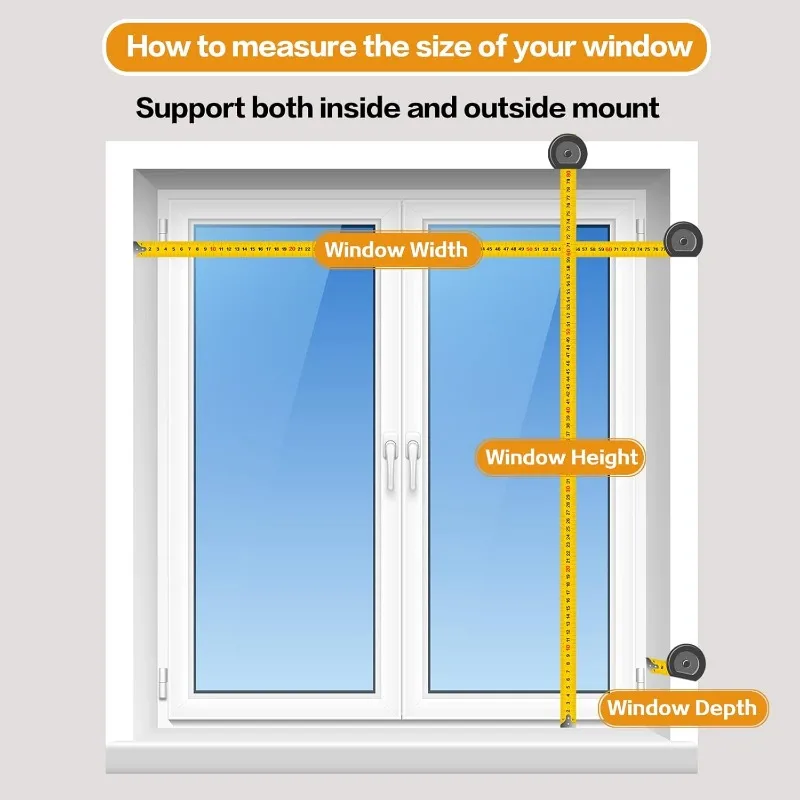 Persilux-Sombra de rodillo Solar para ventanas (47 "W x 72" H, gris), filtro de luz, protección UV, ignífugo, fácil de instalar