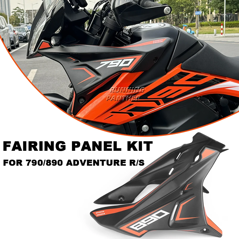 

Motorcycle For 790 890 ADV Adventure R S 2022 and Before Year Front Fairing Side Panels Wind Deflector Windscreen Plate Cover