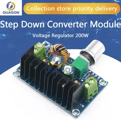 XH-M401 DC-DC Step Down Buck Converter Power Supply Module XL4016E1 PWM Adjustable 4-40V To 1.25-36V Voltage Regulator 8A 200W