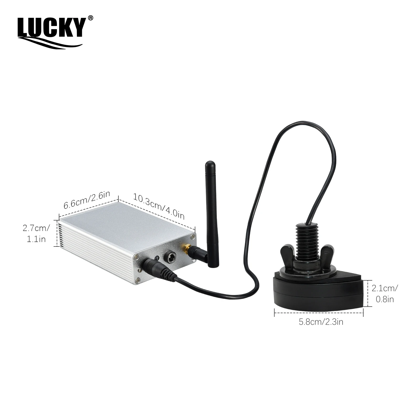 محظوظ FF718LiC-WL اللاسلكية المحمولة صياد السمك 100 متر/328 قدم السونار عمق عمق أسلم echosonda echolot صدى سوندور أعمق #3