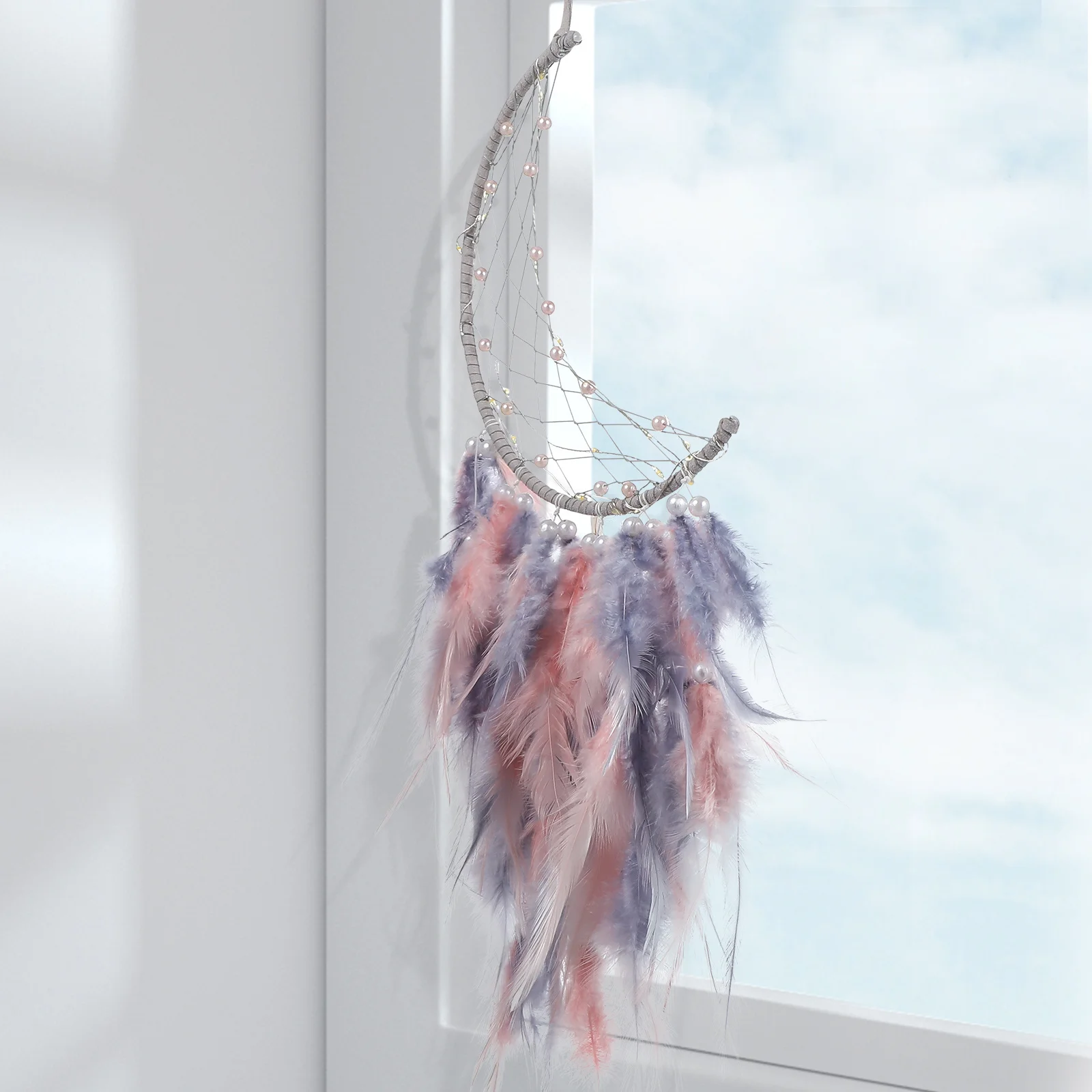 

Creative Home Hanging Decor Dream Catcher Unique Romantic Design Handmade Bedroom Ornament For Girls Kids Room Wall Decoration