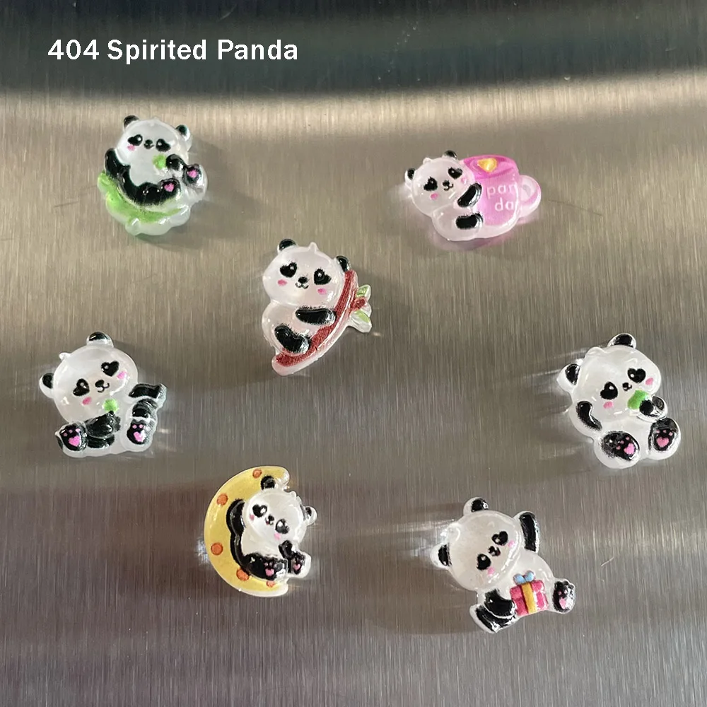 

-Spirited Panda- Kiyomi CN Treasure Animal Ornaments Various Action Panda Image Resin Decoration DIY Lovely Nail Accessories 404