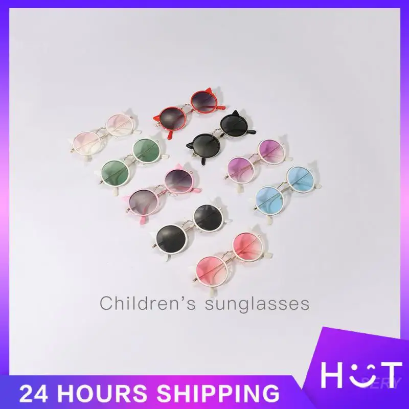 Kids Sunglasses Outdoor Sun Protection Cartoon Baby Sun-shading Eyeglasses Glasses For Children Girl Boy Sunglass Anti-uv Cute