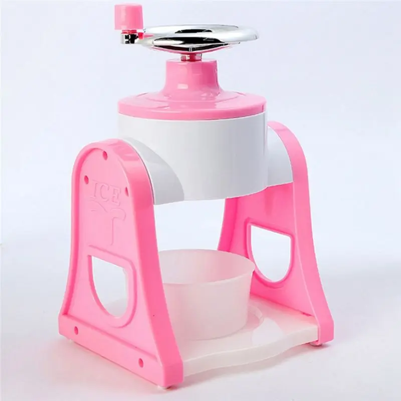 GTBL Ice Shaver Manual Hand Crank Shaved Mini Portable Picnic Snow Cone Machine Smoothie Ice Machine Mini Ice Shaver view 3