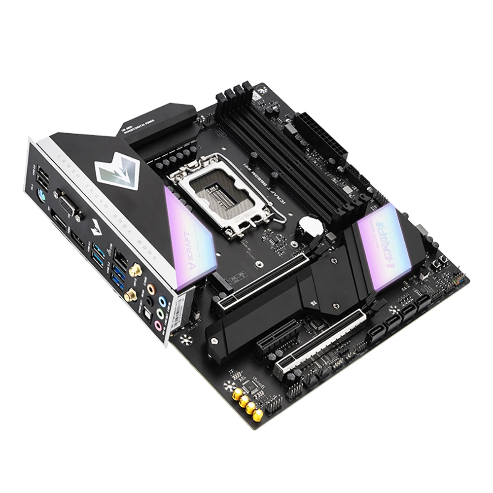 اللوحة الأم MAXSUN MS-iCraft B660M WIFI الأصلية الجديدة LGA1700 DDR4 ثنائي القناة