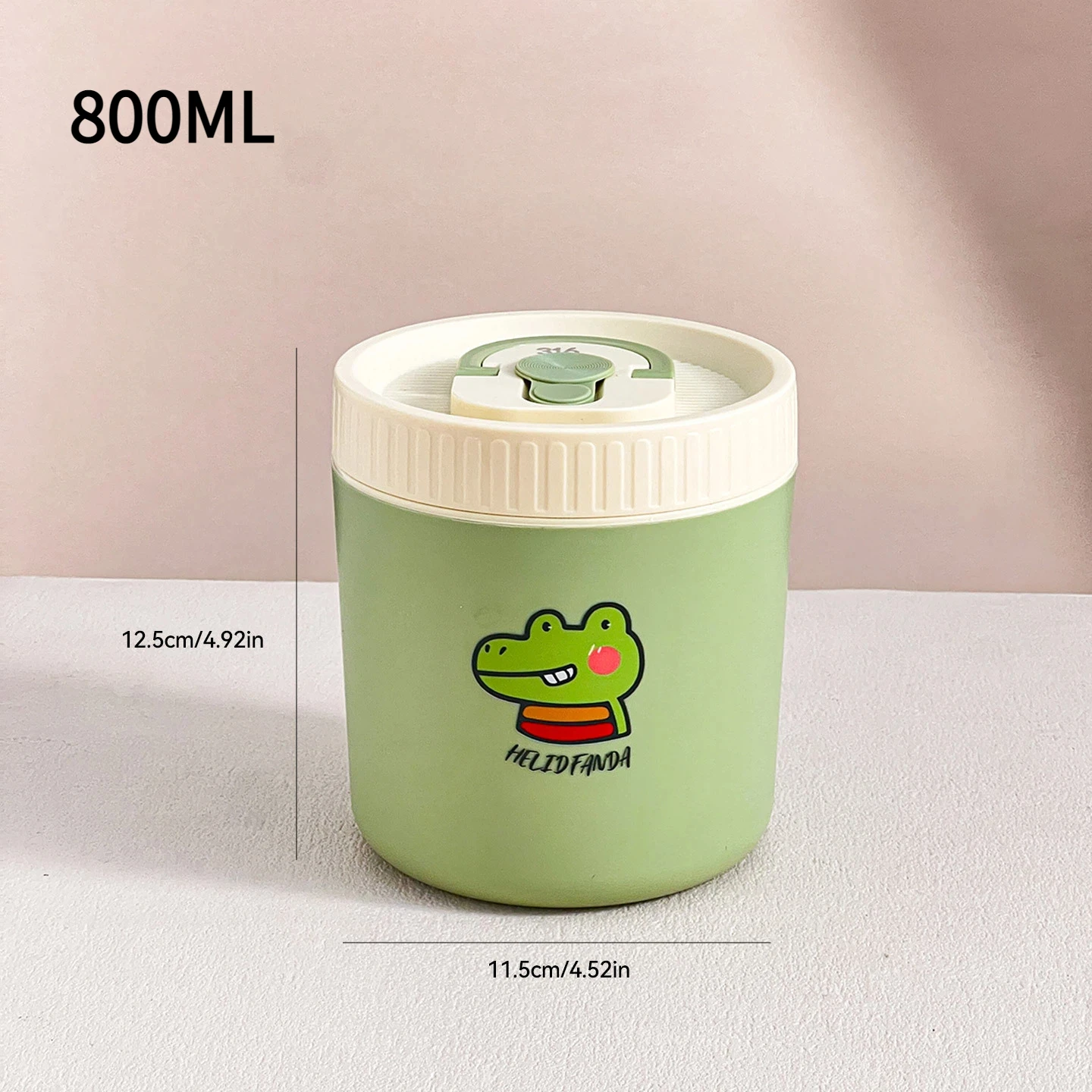 WORTHBUY Leuke Thermische Bento Draagbare 304 Roestvrijstalen Lunchbox Verwarbare Verzegelde Lekvrije Voedselcontainer Voor Kinderen