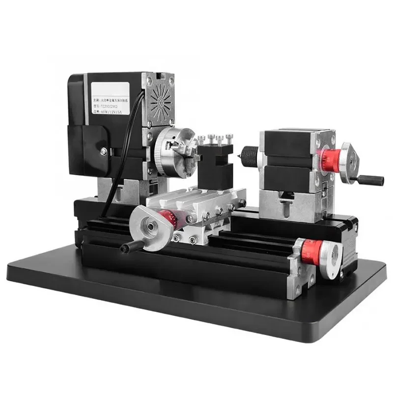 Micro lathe DIY mini metal micro universal machine tool high power metal angle lathe