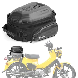 Expandable Motorcycle Rearseat Bag 12-18L Large Capacity Motorcycle Bag Universal Motorcycle Riding Rear Bag Motorcycle Tools