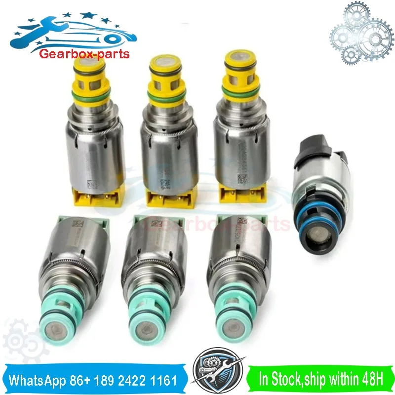 7PCS Transmission 6T40 6T45  Solenoid Kit Suit for Cruze Epica Lacetti Astra 24257169 6T40E 6T45E