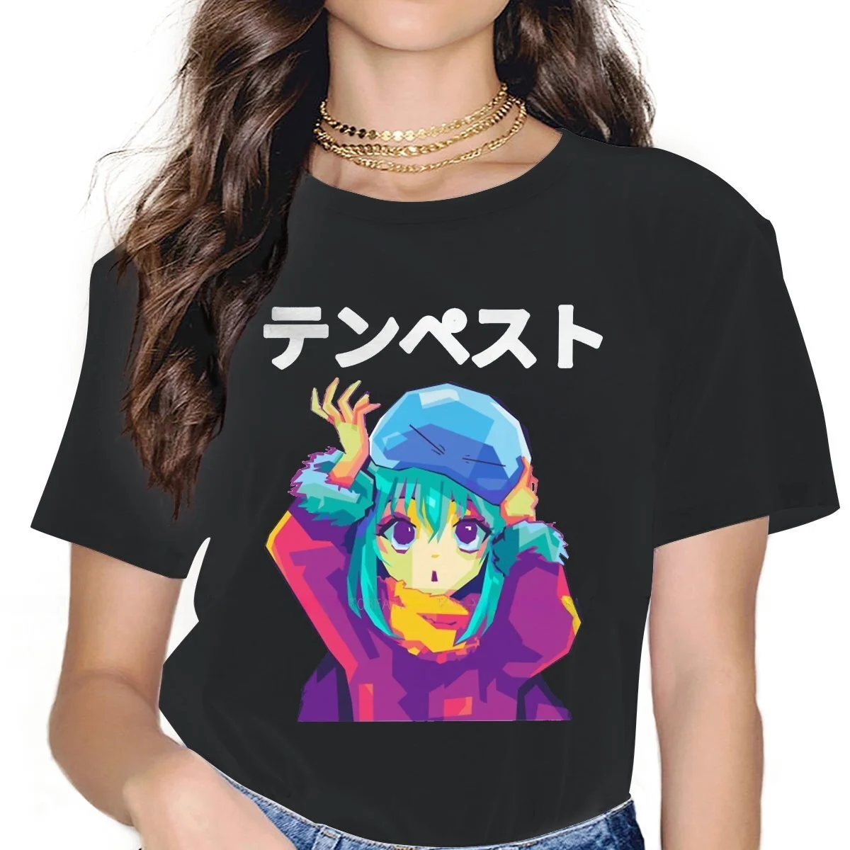 

Rimuru Tempest Wpap Women's T-irt That Time I Got Reincarnated 00% Other Material Women's Faion Casual Cotton Tee