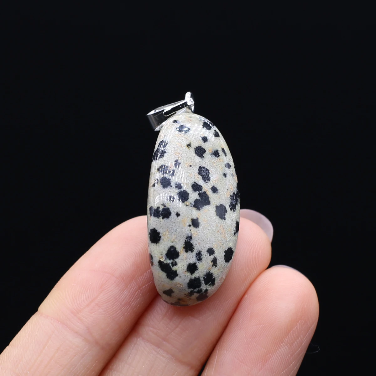 Natural Semi-precious Stone Pendant Irregular Cherry Blossom Agate for DIY Jewelry Making Necklace Size15x20-18x25