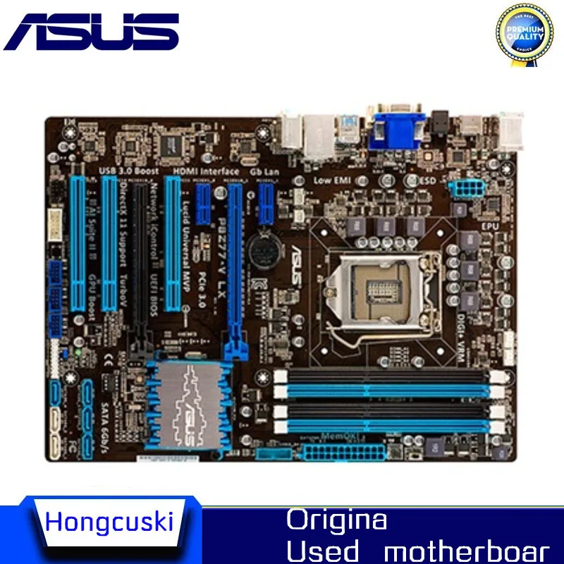 

Материнская плата для настольных ПК Asus P8Z77-V LX LGA 1155 HDMI VGA DVI LGA1155 DDR3 32 ГБ USB3.0 SATA3 Z77