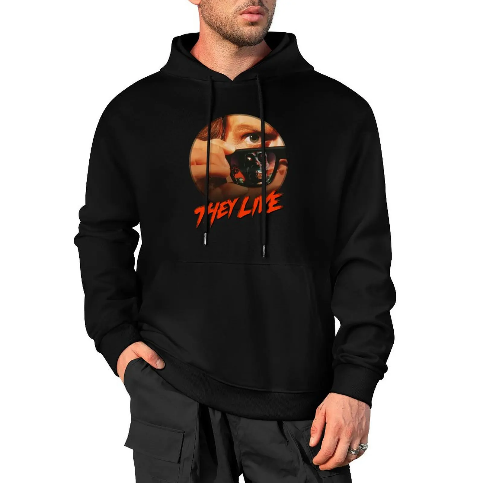 They Live Pullover Hoodie men's coat winter clothes autumn new products hoodie streetwear