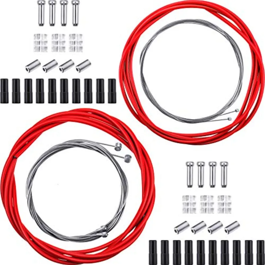 

Universal Bike Brake Cable Kit Derailleur Bicycle Shifter Cable Housing Set Transmission Line for Mountain Road Bike Repair