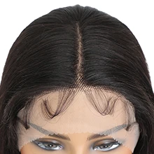 مستقيم الدانتيل الجبهة خصلات الشعر المستعار الإنسان البرازيلي اللون الطبيعي T جزء شعر مستعار 13X4x1 قبل قطعها شعري طبيعي شعر مستعار للنساء السود