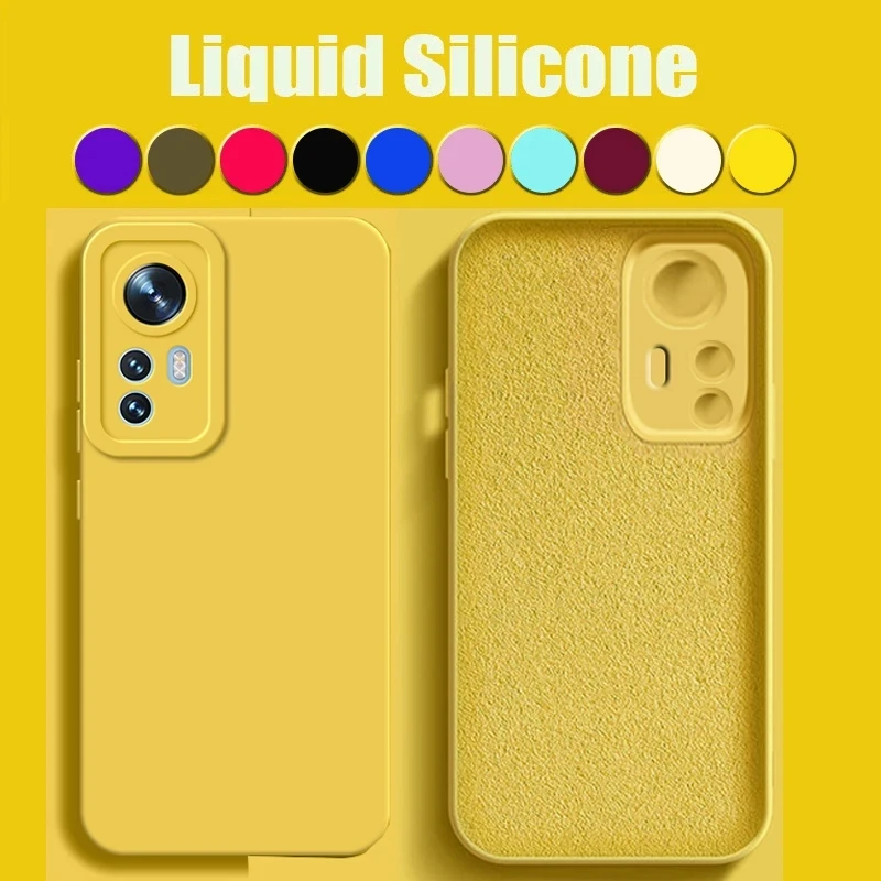 Angel Eyes Liquid Silicone Case for XiaoMi Mi 12 12T 13T Mi13T pro Mi12T Mi13 Mi12X  5G Pro Original Soft Lens Protective Cover