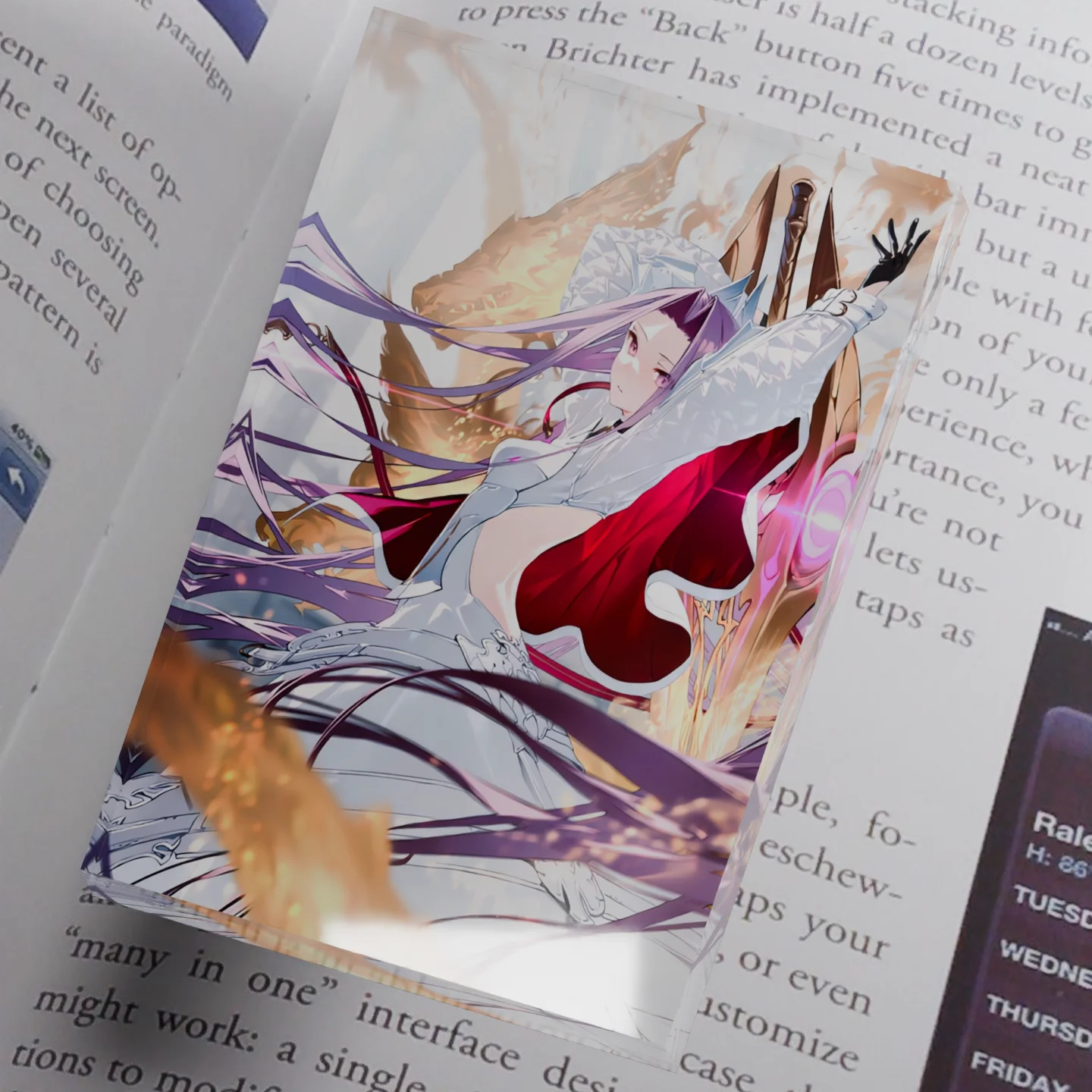 Custom Acrylic Photo Block Fate Grand Order Melusine FGO Figure Stand Print Your Image Game Merch Gamer Desk Decor Gift