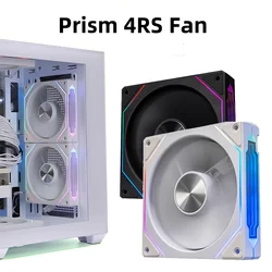 Prism 4RS ARGB CPU Case Fan 120mm Infinity Mirror Design 5V 3PIN Motherboard Lighting Sync 4PIN PWM 800-1800RPM Case Cooler Fan