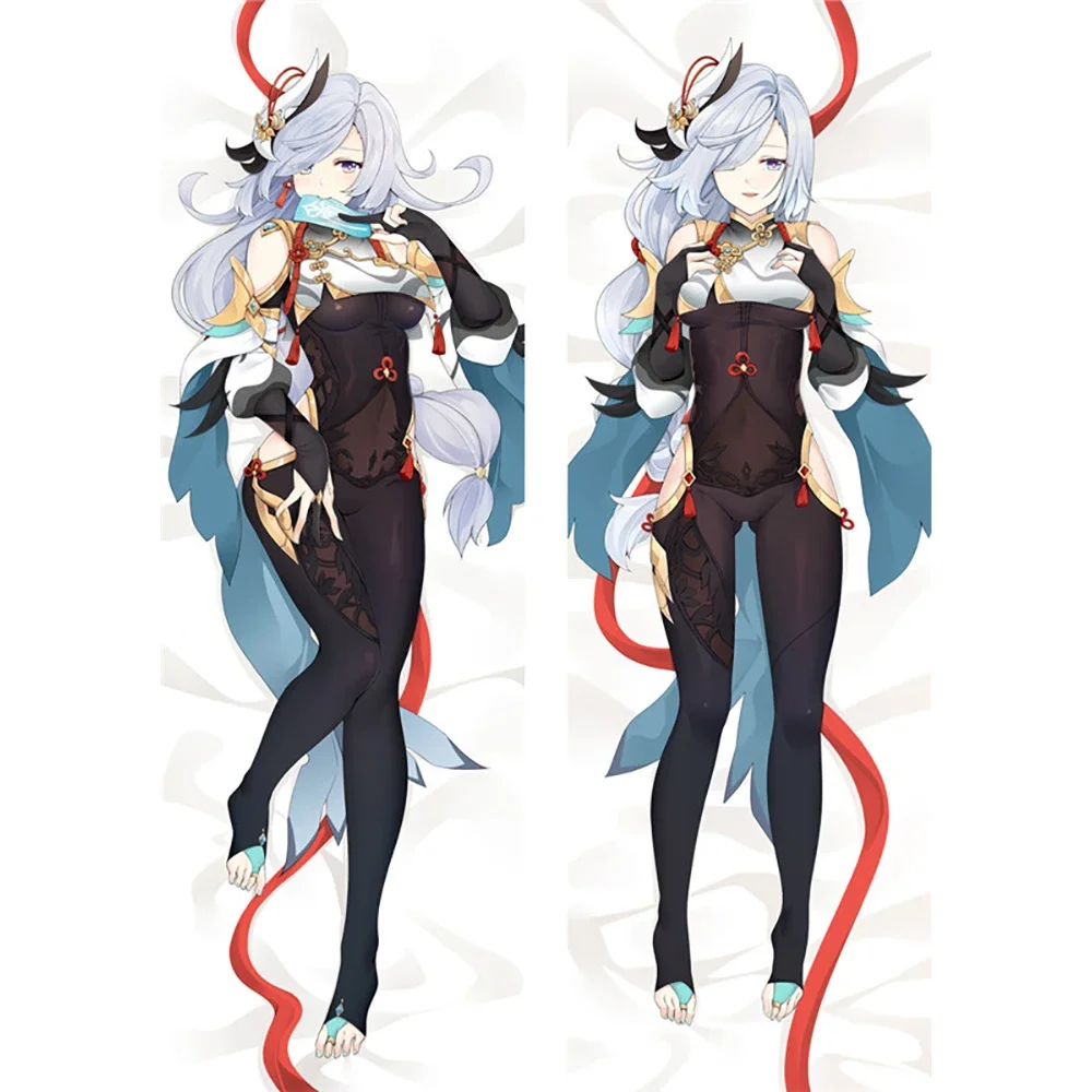 

2WAY/WT Genshin Impact Shen He Dakimakura обнимающая наволочка для тела аниме чехол для подушки постельное белье для спальни наволочка чехол для косплея
