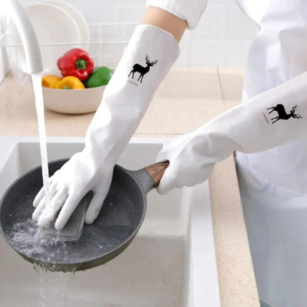 Gants imperméables en latex de caoutchouc 007, pour livres de travail, cuisine, lessive, outils de vaisselle