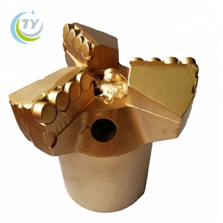 Steel Body  Water Well Drilling  Non Core Pdc Drill Bit 3 Blades Pdc Mining Bits