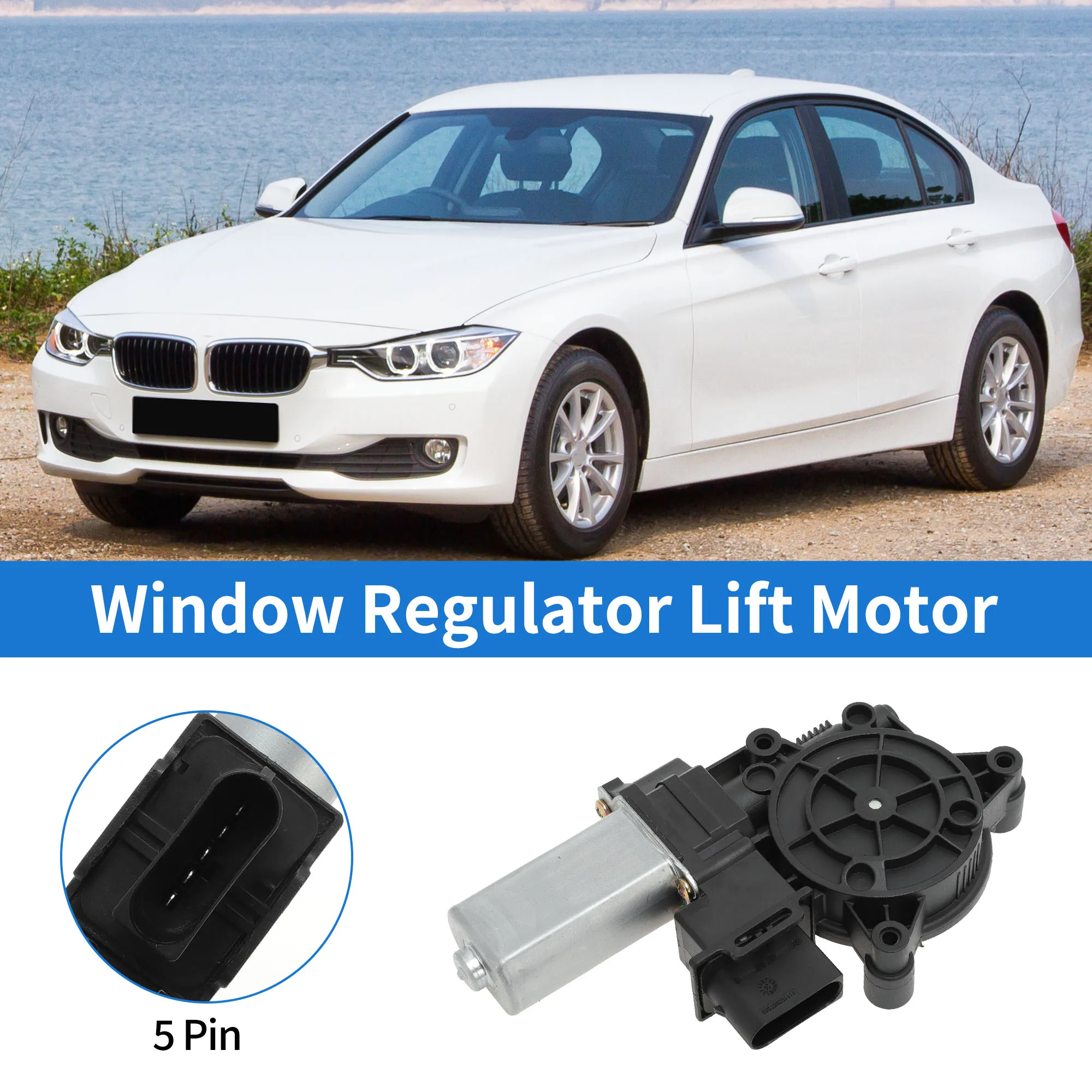 

UXCELL No.67622460252 Power Window Regulator Lift Motor for BMW 1 Series 3 Series 116i