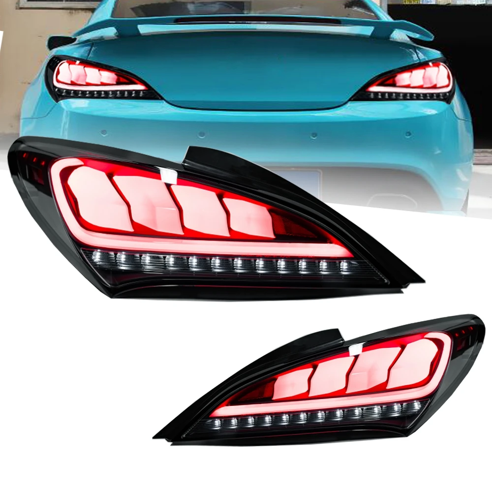 

Taillight For Hyundai Genesis Coupe LED Taillights 2009-2013 Tail Lamp Car Styling DRL Signal Projector Lens Auto Accessories