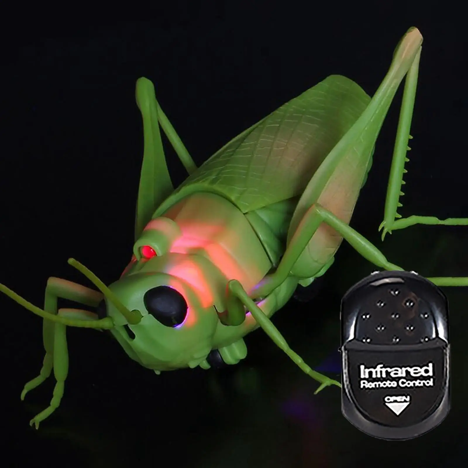 Simulation RC Grasshopper Toy, Tricky Toys Remote Control Animal Toy for Kids 6 and Up Gift