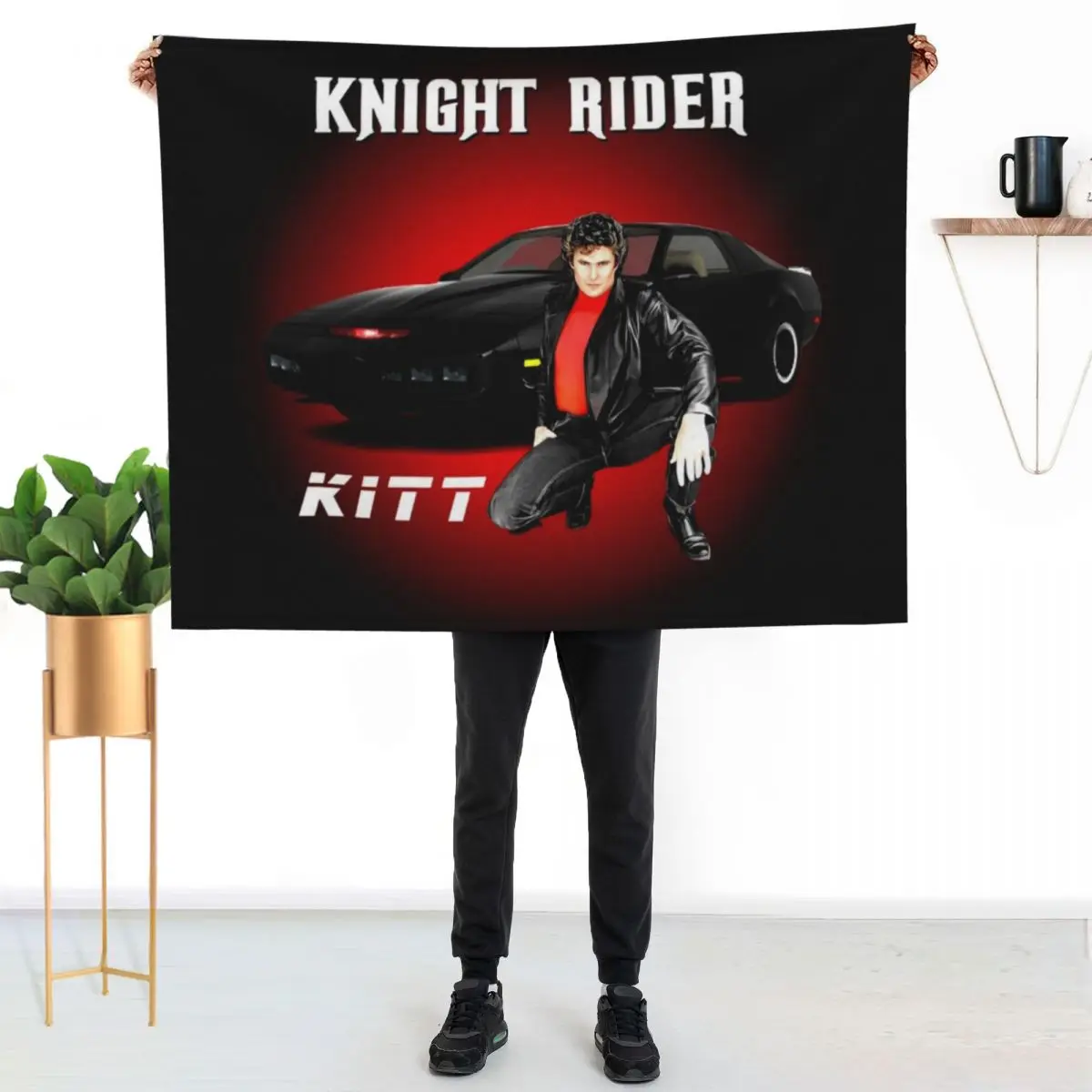 K2000, knightrider Throw Blanket Comforter Luxury Throw Sofa Quilt Blankets For Sofas Kid'S christmas decoration Blankets