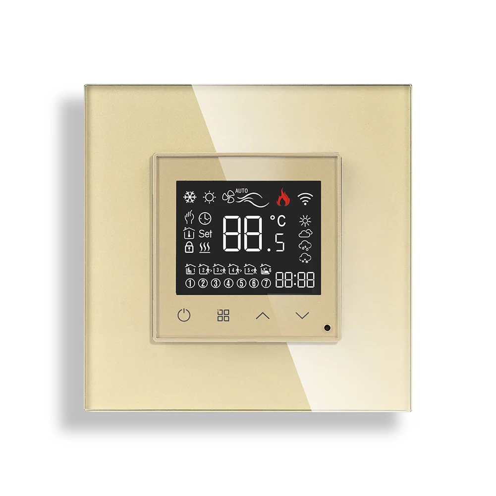 

Convenient Temperature Control Smart WiFi Thermostat Touch Screen Thermostat Remote Thermostat Indoor Heating Control