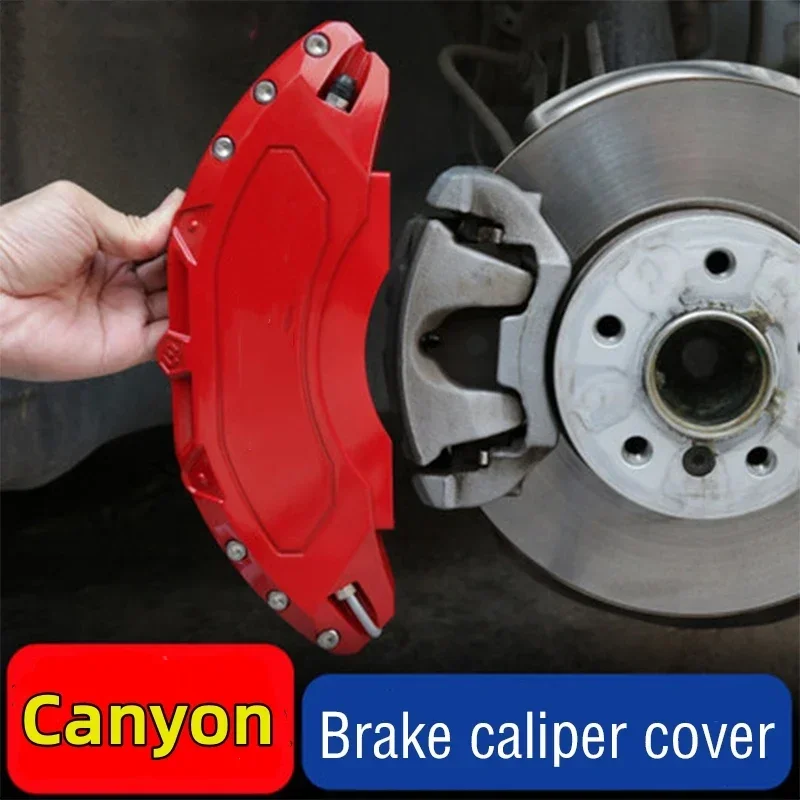 Car Brake Caliper Cover Aluminum Metal For GMC Canyon Fit Denali 2015 2016 2017