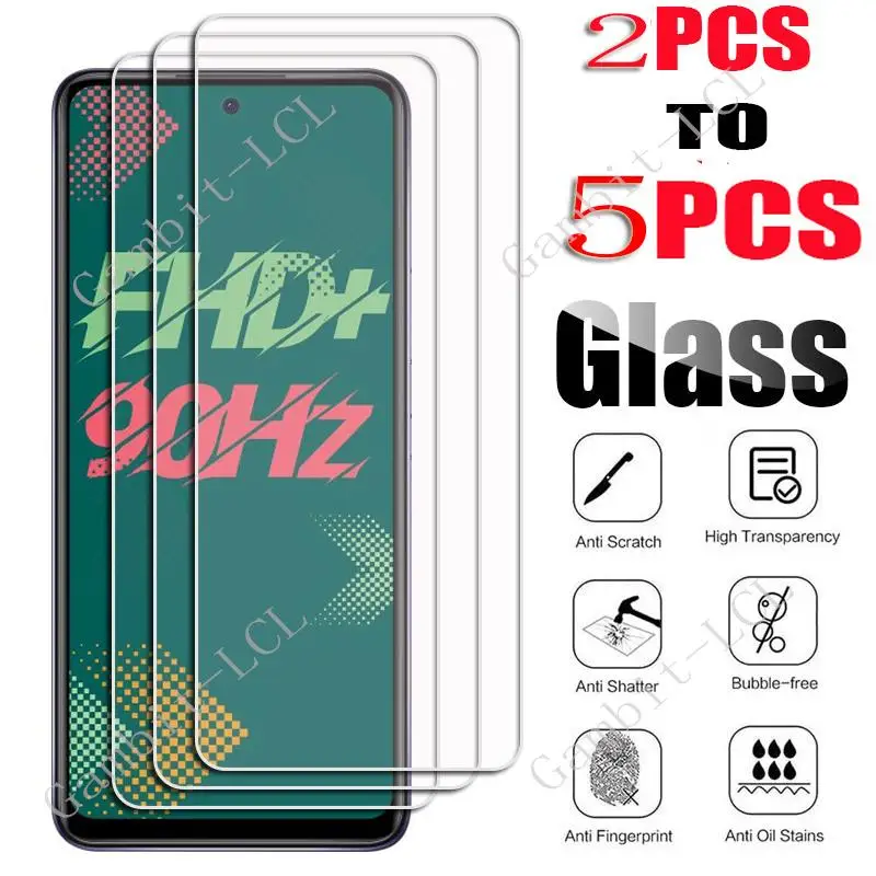 2PCS-5PCS For Infinix Hot 12 Play 12i Smart 6 10S NFC 11S 11 Note 10 Pro ZERO X Screen Protector Tempered Glass Film Cover