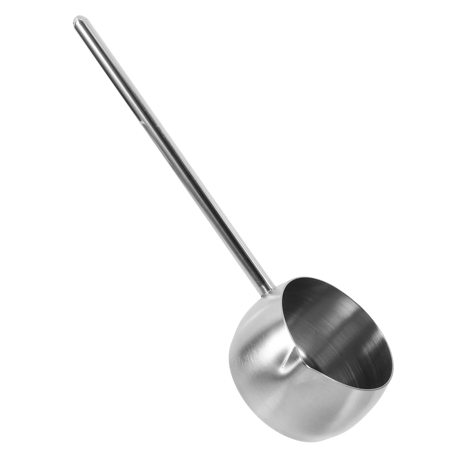 

Stainless Steel Burning Oil Spoon Washable Dipper Wear-resistant Soup Ladle Household Water Scoop
