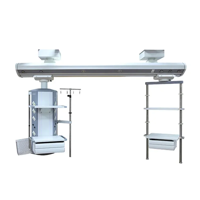 Hospital Operating Pendant Medical gas system Combination ICU Room Double Arm Ceiling Bridge for Sale