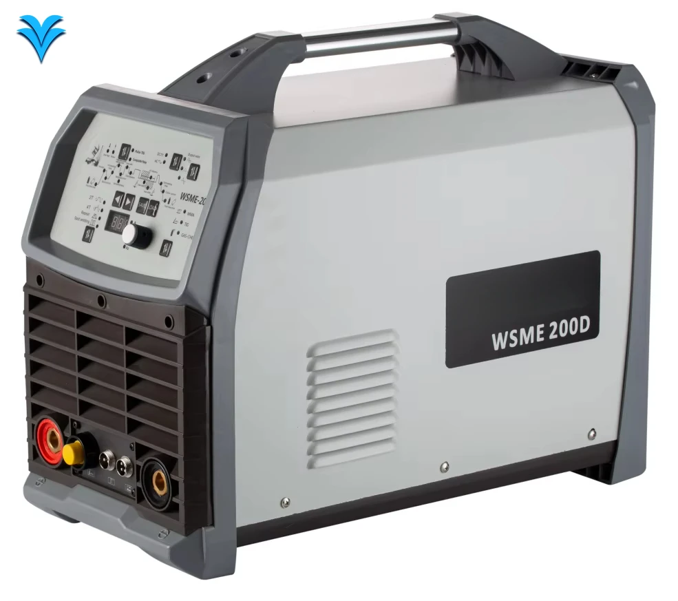 Digital Panel Foot Padel Control Aluminium Welder Welding Pulse TIG AC DC 200P WSME 200D