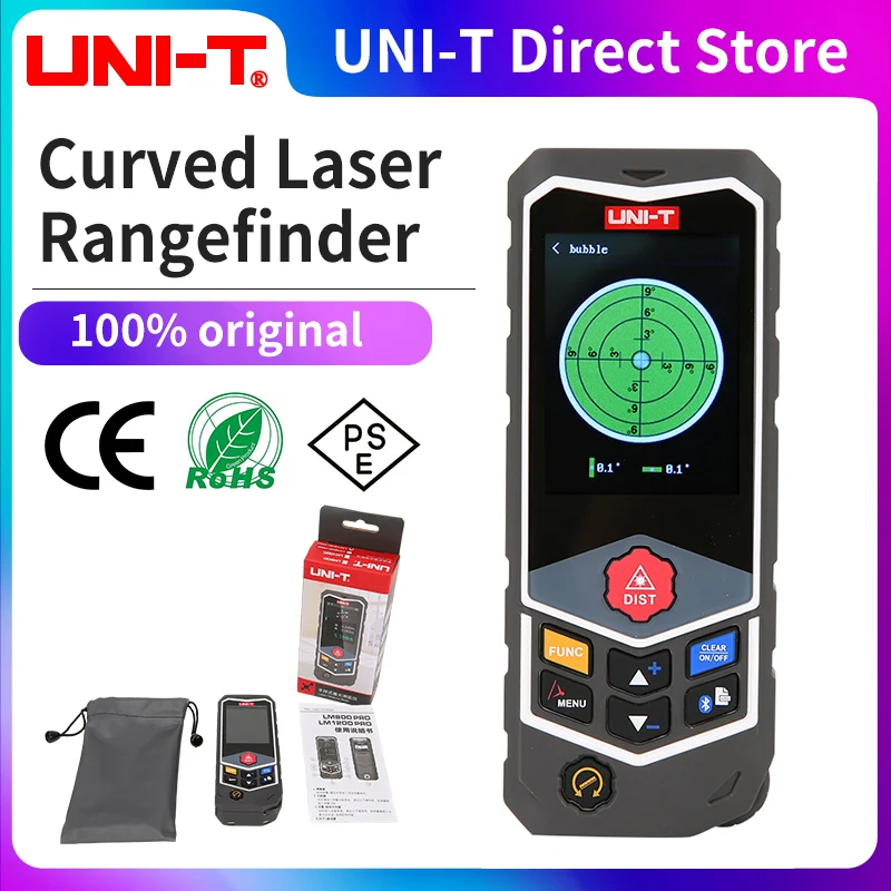 

UNI-T Laser Distance Meter LM50D LM100D Handheld 50M 100M Laser Range Finder Measure Tape Digital Electronic Ruler