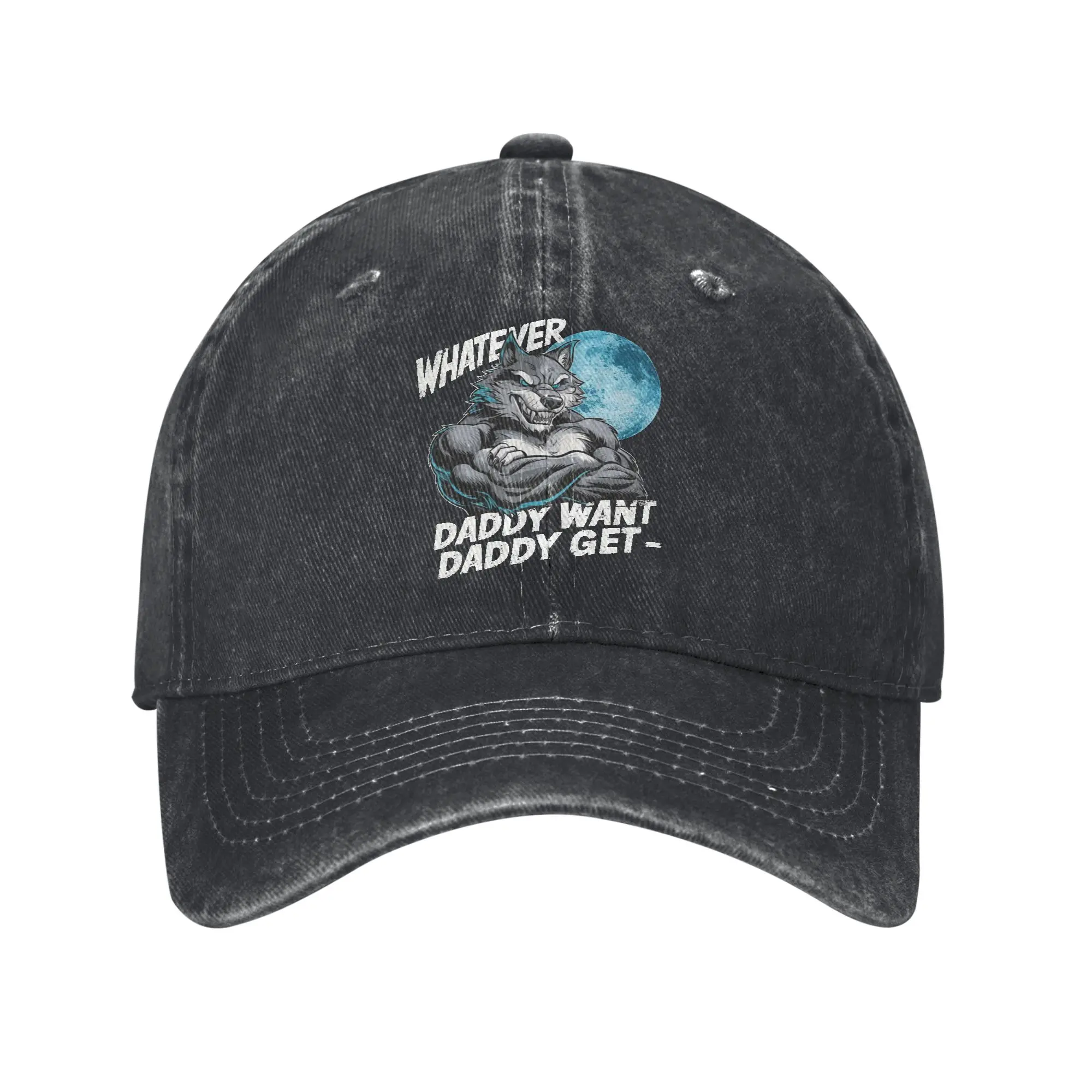 Whatever Daddy Wants Daddy Gets  Baseball Cap Merch For Unisex  Adjustable Trucker Hat