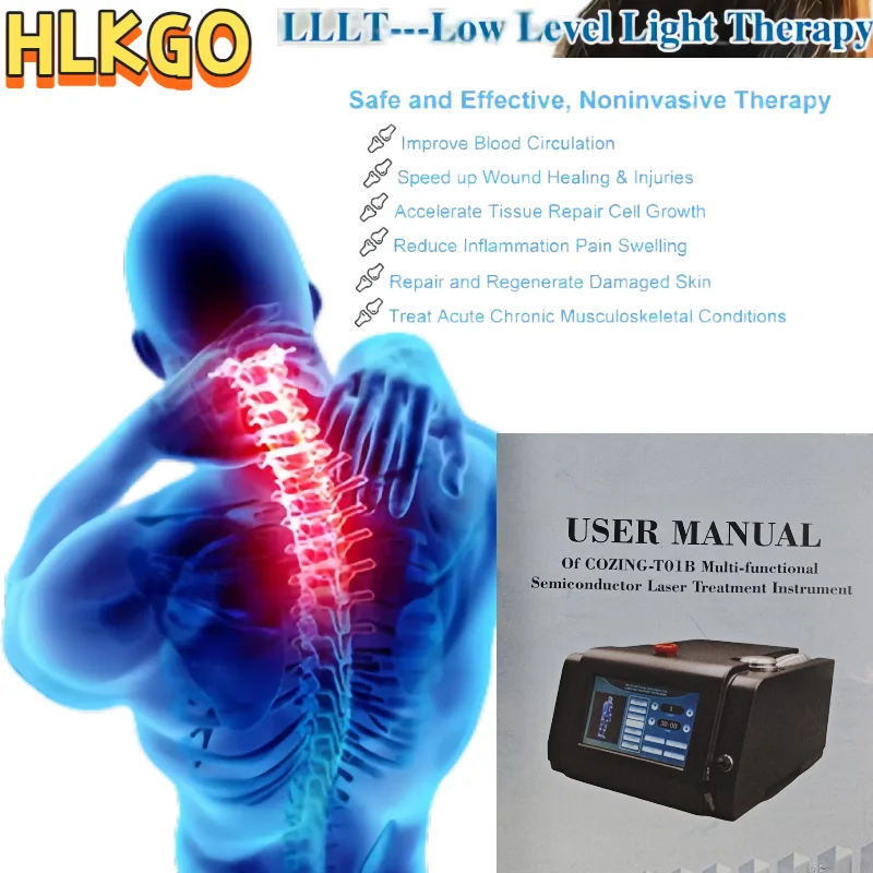 

Class 4B 808nm Clinical Laser System - Professional LLLT Cold Laser for Sports Medicine Physiotherapy & Recovery