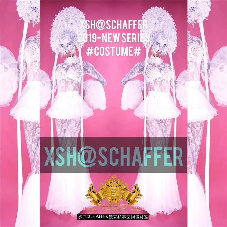 

Bar Hui Nightclub Heart Set Gogo Women's Christmas Ice Queen Performance Dress Alternative Women's Performance Dress Halloween