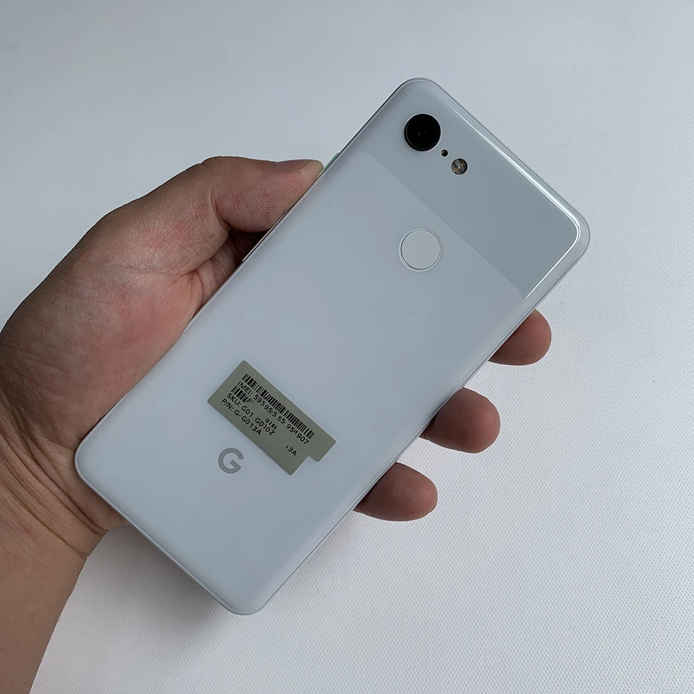 هاتف جوجل بيكسل 3 الأصلي بشاشة 5.5 بوصة و64 جيجابايت/128 جيجابايت ROM سنابدراجون 845 أندرويد ثماني النواة 12.2 ميجابكسل ومزدوج 8 ميجابكسل 3 هاتف