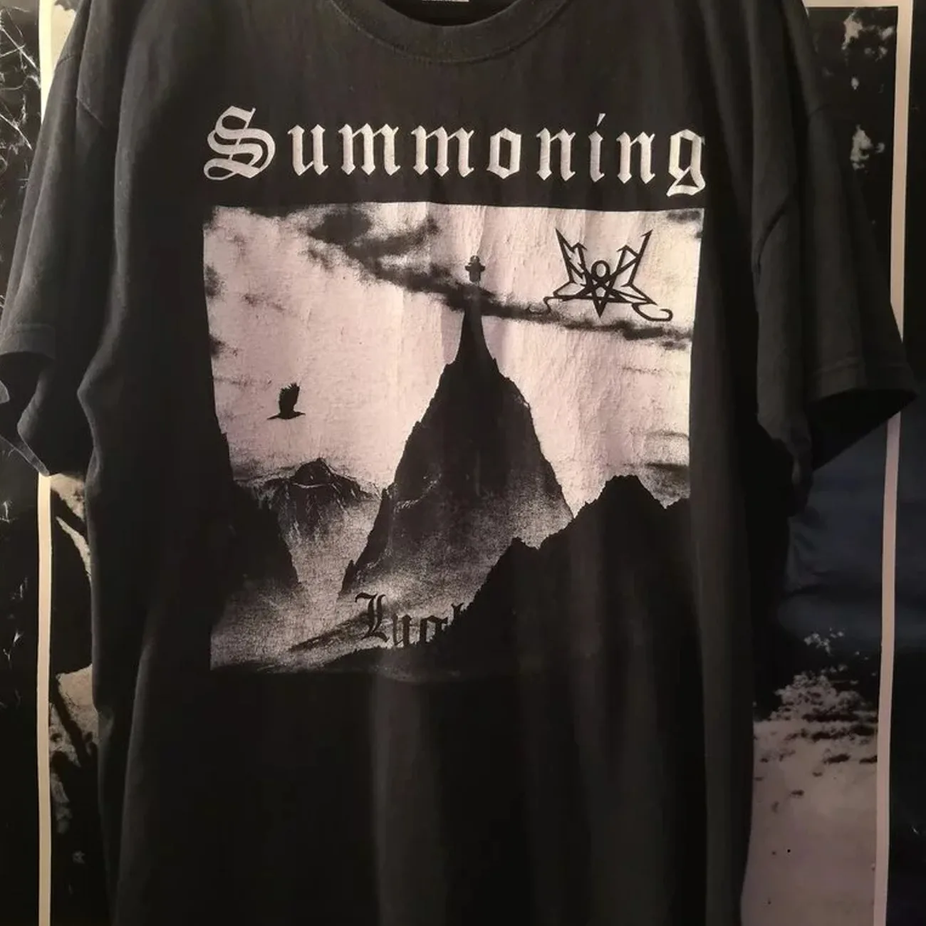 VTG Summoning band black T shirt All sizes S to 345Xl 1F1775 long or short sleeves