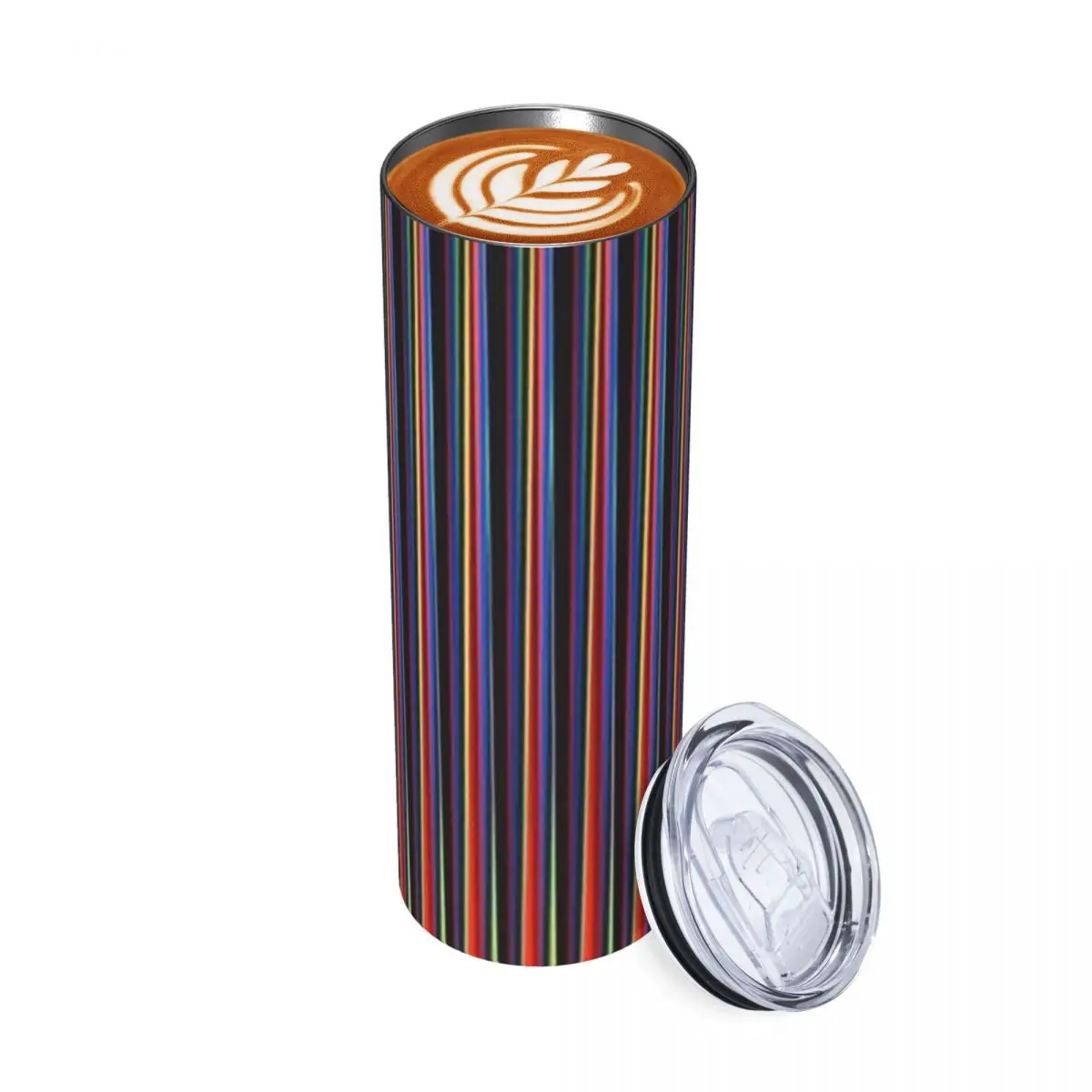 Carlos Cruz Diez Stainless Steel Tumbler Vacuum Insulated Mug Thermal Cold Bottle Straws With Lid 20oz