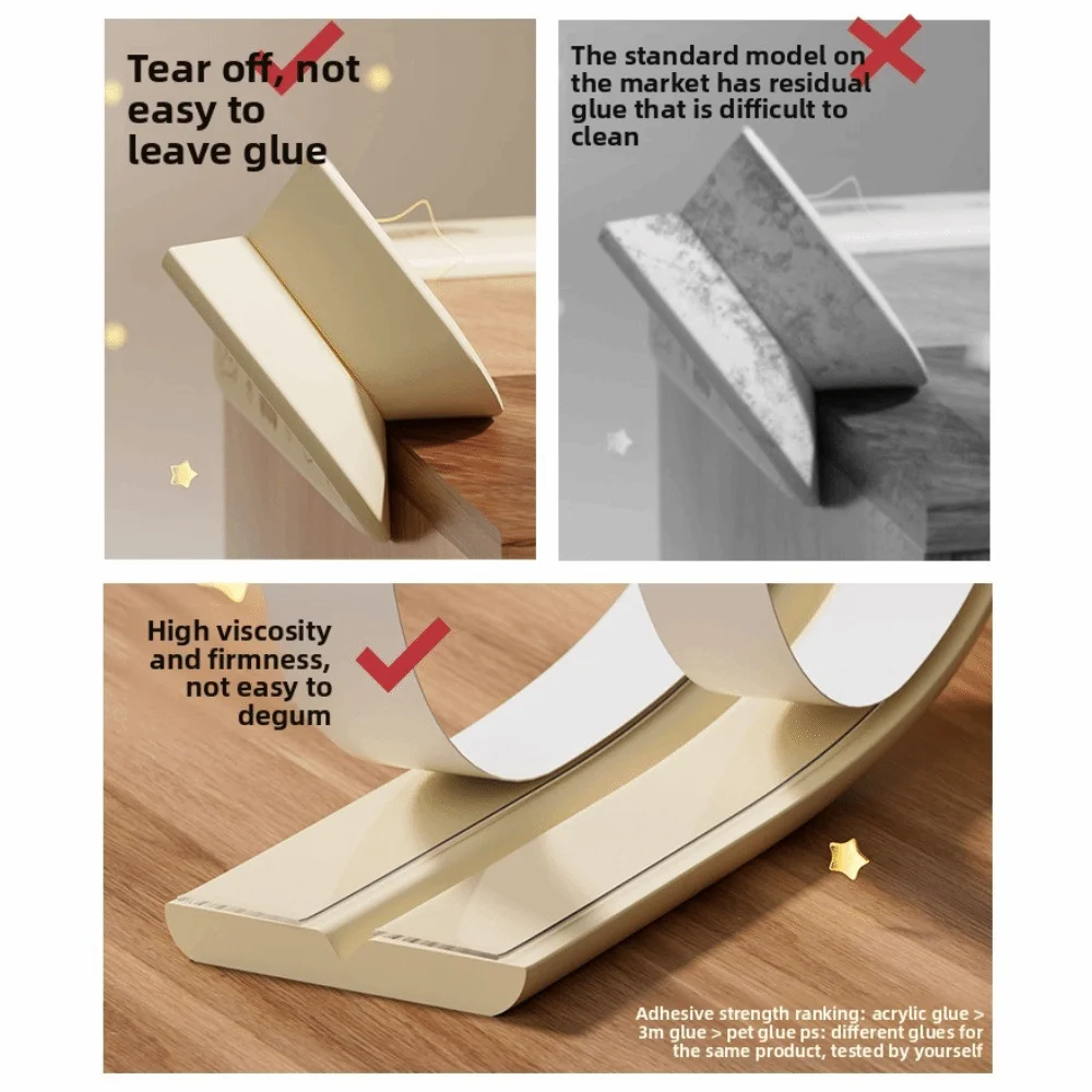 새로운 NBR 충돌 방지 스트립 자국 없는 만화 곰 모양 모서리 보호대 8mm 두꺼운 소프트 책상 모서리 스트립 가정 보호