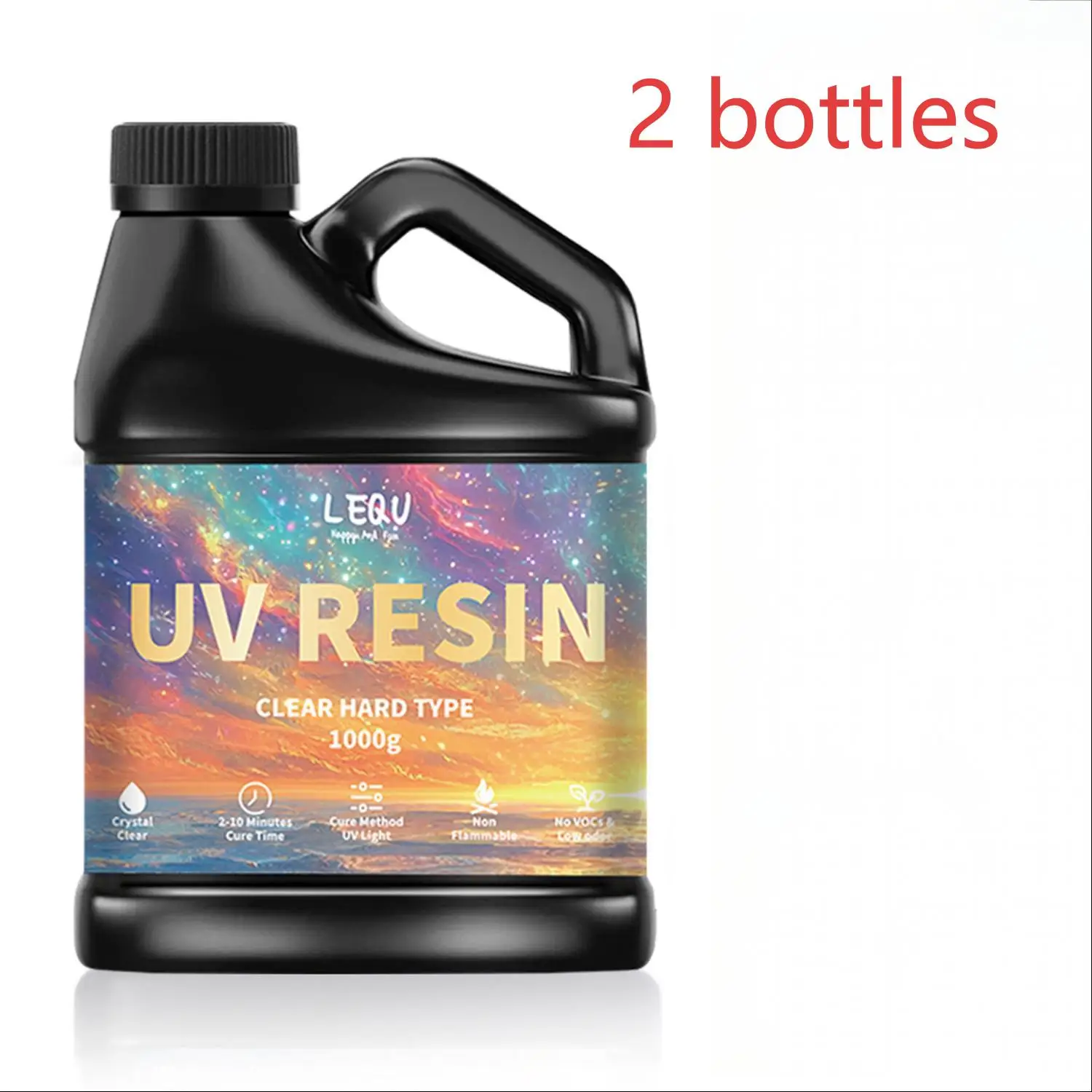 100/200/500/1000g UV Epoxyharslijm Hoge helderheid Sneldrogende lijm Hoge hardheid DIY-benodigdheden voor harslijm Sieraden maken