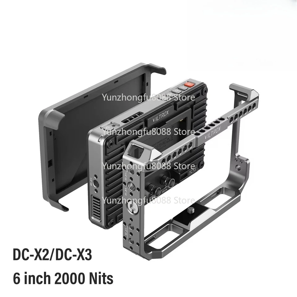 DC-X2 DC-X3 Series 6-inch Touch Screen Camera Monitor/for HDMI SDI Input and Output