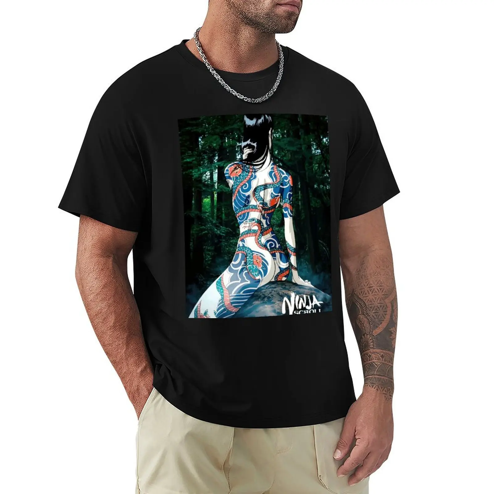 

Ninja Scroll Benisato T-Shirt designer shirts vintage clothes men clothes