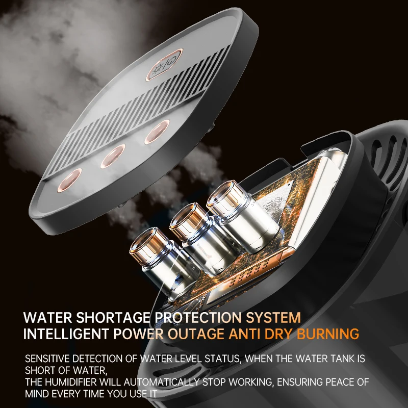 3L المرطب المنزلية الصغيرة سعة كبيرة كتم غرفة نوم USB مكتب سطح المكتب المحمولة طالب اثنين ميناء رذاذ المياه الملحق ﻿