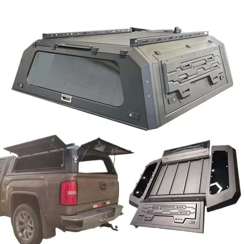 

STLF 2020 2024 1500 2500 3500 Denali Crew Cab Hardtop Truck Camper 6.5 Ft Bed Topper Aluminum Alloy Waterproof