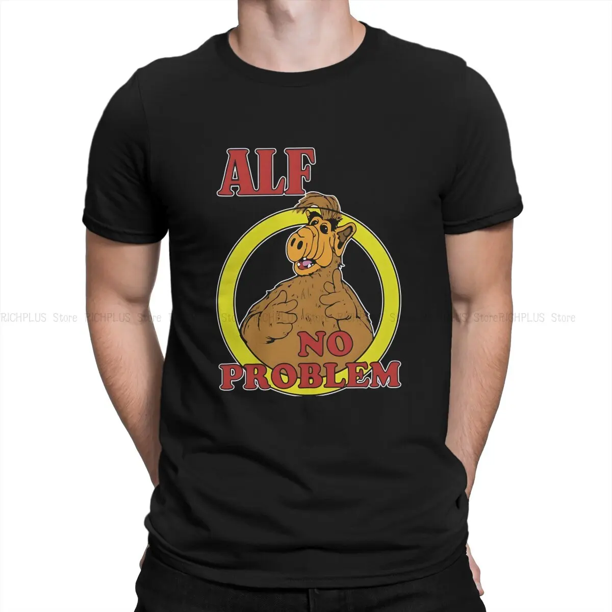 Gordon Shumway TV Sitcoms TShirt For Male ALF The Animated Series Clothing Fashion Polyester T Shirt Soft